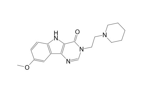 8-methoxy-3-[2-(1-piperidinyl)ethyl]-3,5-dihydro-4H-pyrimido[5,4-b]indol-4-one