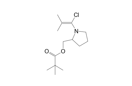 2,2-dimethylpropionic acid [1-(1-chloro-2-methyl-prop-1-enyl)pyrrolidin-2-yl]methyl ester