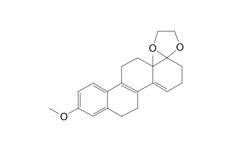 3-Methoxy-D-homoestra-1,3,5(10),8,14,pentaen-17A-one, 17A-cyclic ethyleneketal