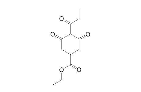 2-PROPIONYL-5-CARBOXYETHYL-CYClOHEXANE-1,3-DIONE