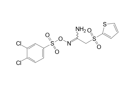 O-[(3,4-dichlorophenyl)sulfonyl]-2-[(2-thienyl)sulfonyl]acetamidoxime
