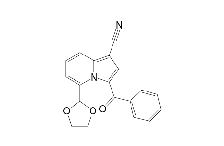 3-Benzoyl-5-(1,3-dioxolan-2-yl)-1-indolizinecarbonitrile