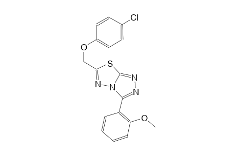 6-[(4-chlorophenoxy)methyl]-3-(2-methoxyphenyl)[1,2,4]triazolo[3,4-b][1,3,4]thiadiazole