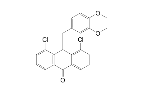 4,5-Dichloro-10-(3,4-dimethoxybenzyl)-10H-anthracen-9-one