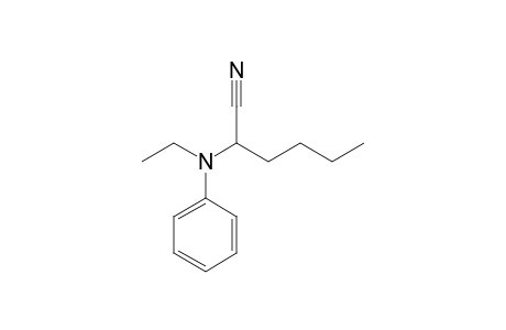 2-(Phenylethylamino)hexanenitrile