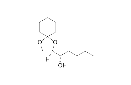 (1S)-1-[(2R)-1,4-Dioxaspiro[4.5]dec-2-yl]pentanol