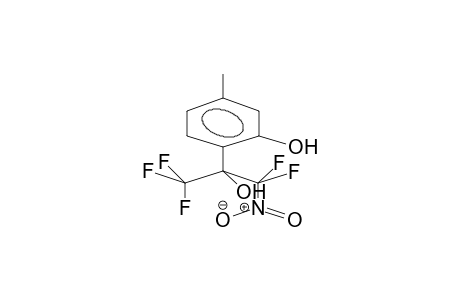 5-METHYL-2-(1-HYDROXY-2-NITROPENTAFLUOROISOPROPYL)PHENOL