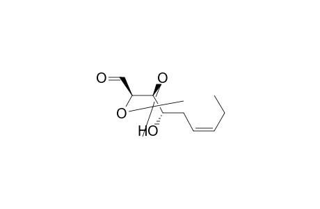 (4R,5S)-2,2-dimethyl-5-[(Z,1S)-1-oxidanylhex-3-enyl]-1,3-dioxolane-4-carbaldehyde