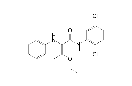 .alpha.-Anilino-.beta.-ethoxycrotonic acid 2,5-dichloroanilide