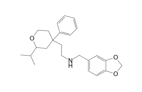 (Benzo[1,3]dioxol-5-ylmethyl)[2-(2-isopropyl-4-phenyltetrahydropyran-4-yl)ethyl]amine