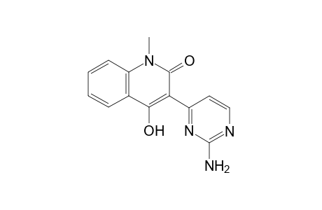 3-(2-Aminopyrimidin-4-yl)-4-hydroxy-1-methyl-2(1H)-quinolinone
