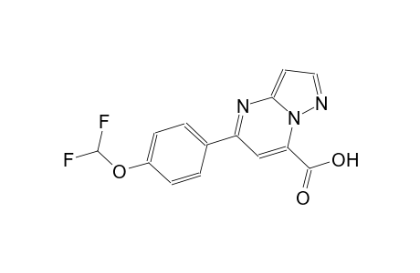 pyrazolo[1,5-a]pyrimidine-7-carboxylic acid, 5-[4-(difluoromethoxy)phenyl]-