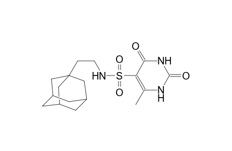 5-pyrimidinesulfonamide, 1,2,3,4-tetrahydro-6-methyl-2,4-dioxo-N-(2-tricyclo[3.3.1.1~3,7~]dec-1-ylethyl)-