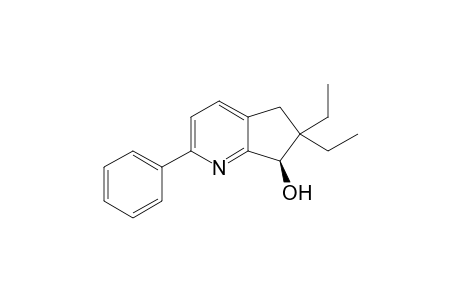 (R)-6,6-Diethyl-7-hydroxy-2-phenyl-6,7-dihydro-5H-cyclopenta[b]pyridine