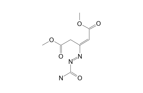 4-METHOXYCARBONYL-3-(2-METHOXY-2-OXOETHYL)-1-AMINOCARBONYL-1,2-DIAZA-1,3-DIENE