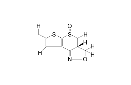 7-METHYL-3,3A-DIHYDRO[4H]THIENO[2,3-B]THIOPYRANO[4,5-C]ISOXALINE-5-S-OXIDE
