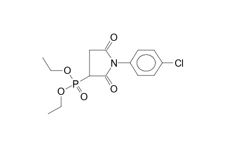 2-(PARA-CHLOROPHENYL)-4-O,O-DIETHYLPHOSPHONOSUCCINIMIDE