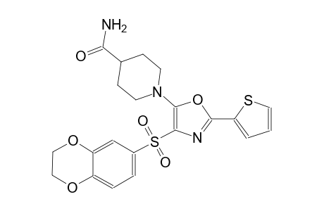 4-piperidinecarboxamide, 1-[4-[(2,3-dihydro-1,4-benzodioxin-6-yl)sulfonyl]-2-(2-thienyl)-5-oxazolyl]-