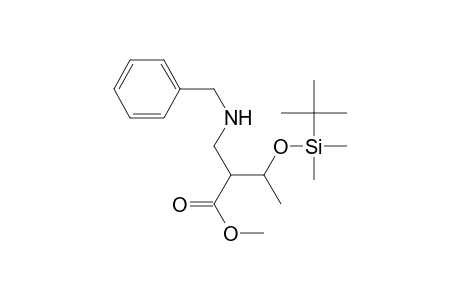 anti-Methyl 2-[(Benzylamino)methyl]-3-(((1,1-dimethylethyl)dimethylsilyl)oxy)butanoate