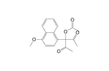 2,4-Pentanedione, 3-(acetyloxy)-3-(4-methoxy-1-naphthalenyl)-