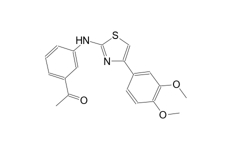 ethanone, 1-[3-[[4-(3,4-dimethoxyphenyl)-2-thiazolyl]amino]phenyl]-