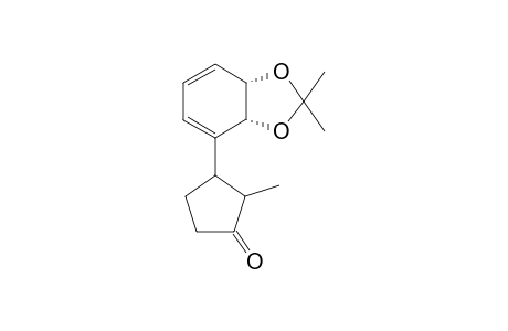 3-((3aR,7aS)-2,2-dimethyl-3a,7a-dihydrobenzo[d][1,3]dioxol-4-yl)-2-methylcyclopentanone