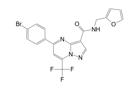 5-(4-bromophenyl)-N-(2-furylmethyl)-7-(trifluoromethyl)pyrazolo[1,5-a]pyrimidine-3-carboxamide