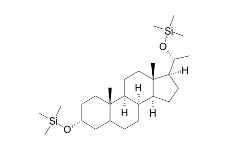 TMS(2)-5-pregnane-3.alpha.,20.alpha.-diol