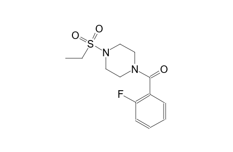 piperazine, 1-(ethylsulfonyl)-4-(2-fluorobenzoyl)-
