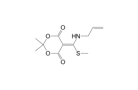 1,3-Dioxane-4,6-dione, 2,2-dimethyl-5-[(methylthio)(2-propenylamino)methylene]-