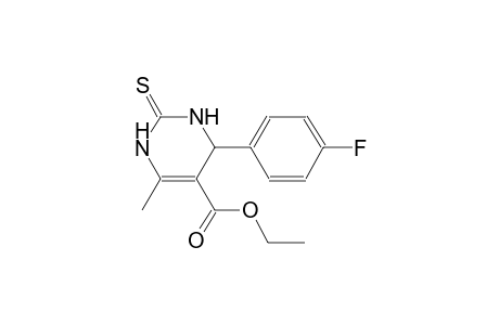 5-pyrimidinecarboxylic acid, 4-(4-fluorophenyl)-1,2,3,4-tetrahydro-6-methyl-2-thioxo-, ethyl ester