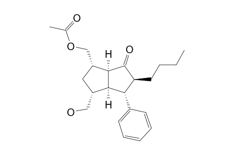 acetic acid [(1S,3R,3aS,4R,5S,6aS)-5-butyl-6-keto-3-methylol-4-phenyl-2,3,3a,4,5,6a-hexahydro-1H-pentalen-1-yl]methyl ester