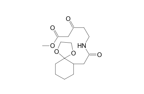 5-[N-(4-carbomethyl-3-oxobutyl)amidomethyl]-7,10-dioxaspiro[5.4]decane