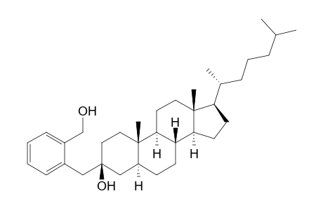 3-.alpha.-[2-(Hydroxymethyl)phenylmethyl]-5.alpha.-cholestan-3.beta.-ol