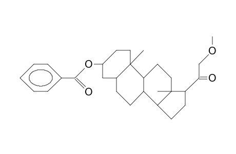 3.alpha.-Hydroxy-21-methoxy-5.beta.-pregnan-20-one-benzoate