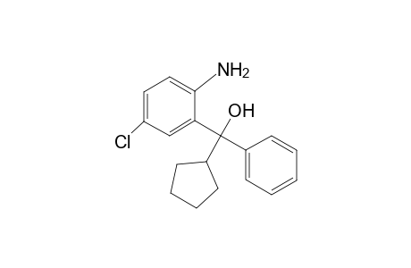 Benzenemethanol, 2-amino-5-chloro-.alpha.-cyclopentyl-.alpha.-phenyl-