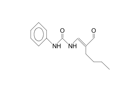 2-Butyl-3-(3-phenylureido)-acrolein