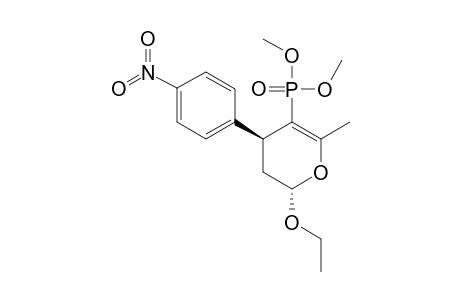 5-(DIMETHOXYPHOSPHORYL)-2-ETHOXY-3,4-DIHYDRO-6-METHYL-4-(4-NITROPHENYL)-2H-PYRAN;TRANS-ISOMER