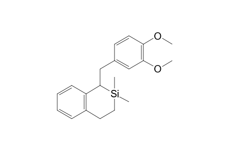 1-(4,5-Dimethoxyphenylmethyl)-2-sila-2,2-dimethyl-tetralin