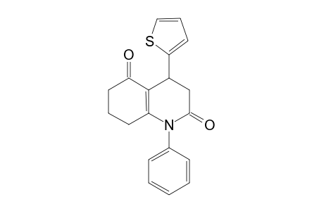 1-Phenyl-4-(2-thienyl)-4,6,7,8-tetrahydro-3H-quinoline-2,5-dione
