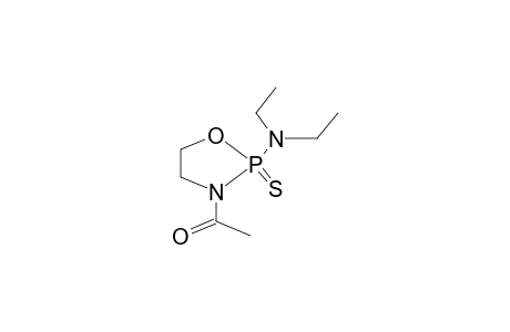 2-DIETHYLAMINO-2-THIOXO-3-ACETYL-1,3,2-OXAZAPHOSPHOLANE