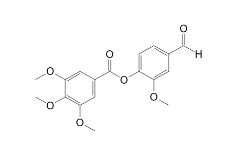 3,4,5-trimethoxybenzoic acid, ester with 4-hydroxy-m-anisaldehyde