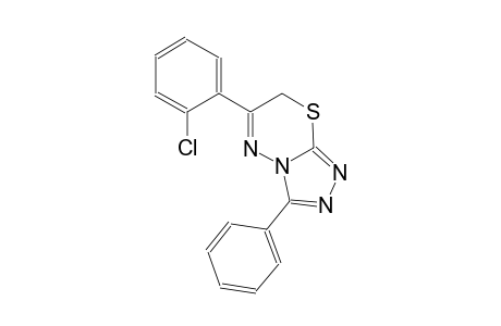 6-(2-chlorophenyl)-3-phenyl-7H-[1,2,4]triazolo[3,4-b][1,3,4]thiadiazine