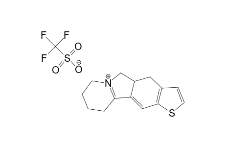 4A,5,7,8,9,10-HEXAHYDRO-4H-PYRIDO-[2,1-A]-THIENO-[3,2-F]-ISOINDOL-6-IUM-TRIFLUOROMETHANESULFONATE