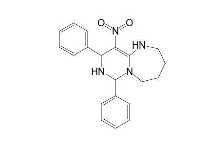 10-Nitro-7,9-diphenyl-1,2,3,4,5,7,8,9-octahydropyrimido[1,6-a][1,3]diazepine