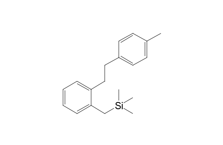 1-(p-Methylphenyl)-2-{[(trimethylsilyl)methyl]phenyl}ethane