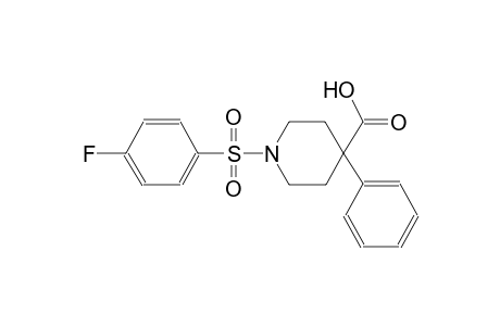 4-piperidinecarboxylic acid, 1-[(4-fluorophenyl)sulfonyl]-4-phenyl-