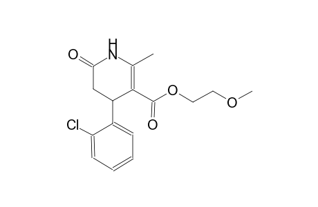 2-methoxyethyl 4-(2-chlorophenyl)-2-methyl-6-oxo-1,4,5,6-tetrahydro-3-pyridinecarboxylate
