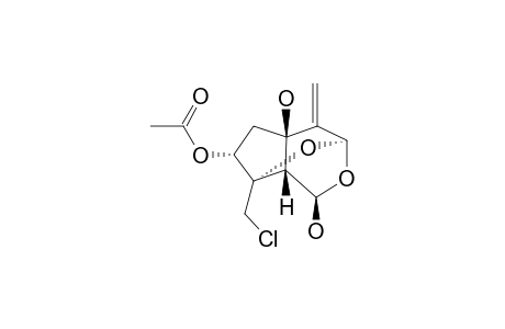 1,5-DIHYDROXY-3,8-EPOXYVALECHLORINE_A