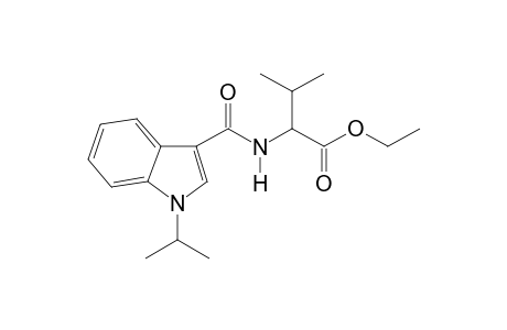 Ethyl 3-methyl-2-(([1-(propan-2-yl)-1H-indol-3-yl]carbonyl)amino)butanoate